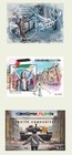 TURKEY / 2024, Palestine in My Heart, 3 Numbered Mini Block, MNH