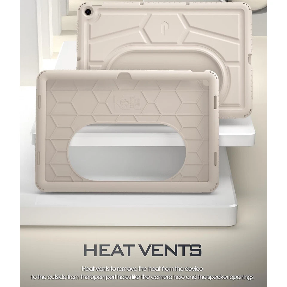 For Google Pixel Tablet Case Poetic KidsFriendly Drop Protection Cover Porcelain - Image 2 of 4