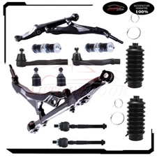 12x Front Control Arm Ball Joint Tie Rod End Kit For 1992 93 94-1995 Honda Civic