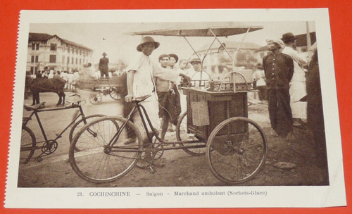 CPA CARTE POSTALE 1920 COLONIES INDOCHINE COCHINCHINE SAÏGON MARCHAND