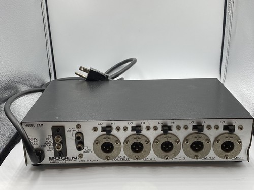 Vintage Bogen CAM Series F-8.06.98 Mic Microphone Amplifier - Turns On - Picture 4 of 7
