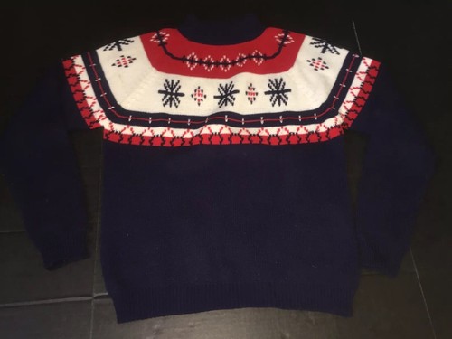 JC Penney Towncraft Vintage Sweater Rare ⛷ Skiing
