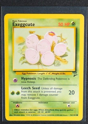 Exeggcute Common Base Set 2 074/130 NM