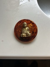 Large Gold Color  BUDDHA Asian Realistic on 2 1/2