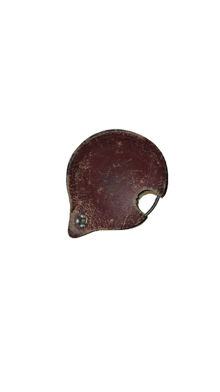Pocket Magnifying Glass Leather Slip Case USA Made Vintage WY W.C. Kind Steel Co