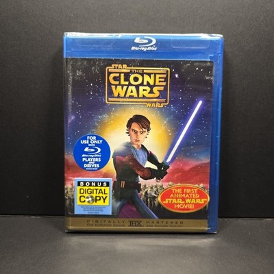Star Wars The Clone Wars (Blu-Ray) The First Animated Star Wars Movie! 2008 New