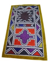 Authentic HERMES Vintage beach towel Cotton 4535