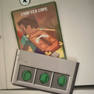 Minecraft Crafter Cape Game Card twitchcon 2026 Rotterdam