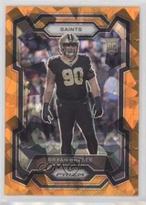 2023 Panini Prizm Rookies Orange Ice Prizm Bryan Bresee #372 5z0