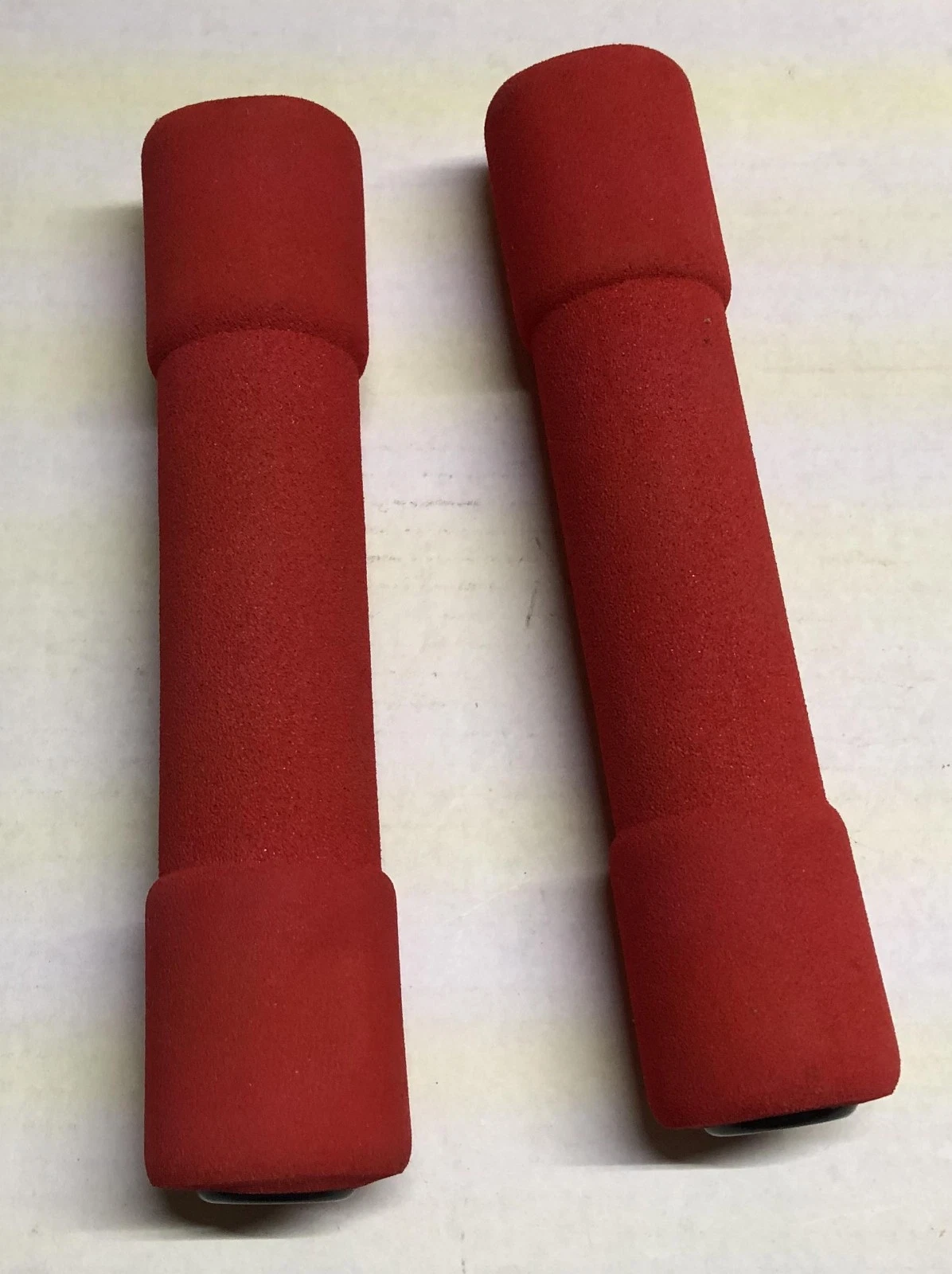 Dumbbell Hand Weights Red Foam Padded 2LB Each free weight exercise
