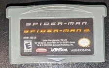 Spider-Man 1/2 Combo Pack for Nintendo Gameboy Advance GBA Spiderman Tested 