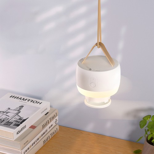 Camping Fan with LED Lantern USB Rechargeable Battery Powered Tent Fan Portable - Bild 11 von 15