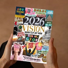 2026 Vision Board Clip Art Book: 600+ Extensive Collections of Powerful Pictures