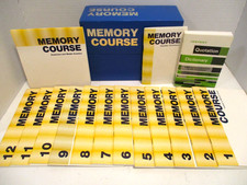 1978 Memory Course by Dr Bruno Furst You Can Remember 12 Sessions Boxed