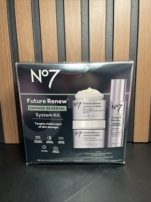 No7 Future Renew Damage Reversal System Kit Anti-Aging Wrinkles Firm