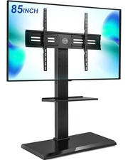 Floor TV Stand Iron Base with Swivel Mount for 50-85 Inch Large LCD/LED TVs A...