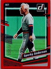 2023 Donruss #229 Sparky Anderson Holo Red /2023 Reds Tigers