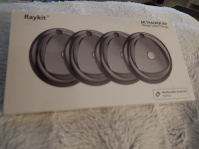 RAYKIT Tracker Tags  - 4 Pack, Android Find Hub  Key Finder Item Locator - New