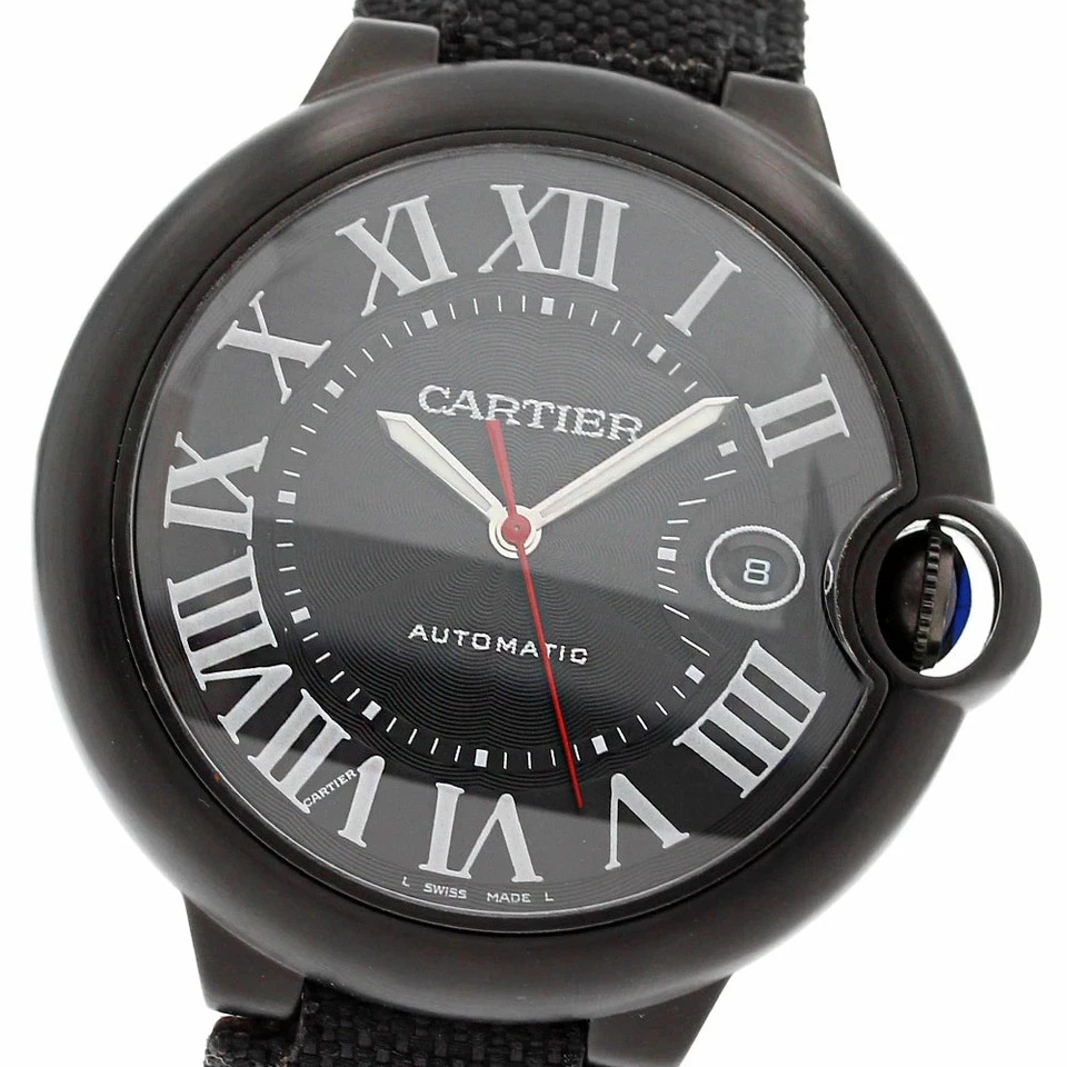Relojes de pulsera Cartier Ballon Bleu WSBB0015 automáticos para hombre negro acero inoxidable Foto 2 de 4