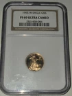 1995-W $5 1/10-oz Proof American Gold Eagle NGC PF69UC Brown Label