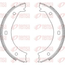 REMSA Bremsbacke Feststellbremse 4404.00 für E28 ALPINA E34 BMW E38 5er 7er 6er