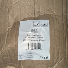 Greenwood CV2.1 Unity White Ultra Low Energy dMEV Fan SMART Humidistat & Timer