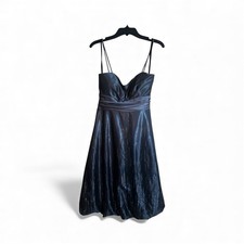 Jump Apparel by Wendye Chaitin Charcoal Dress Elegant Made in the USA Size 9/10
