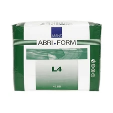Abena Abri-Form Comfort Premium Tabbed Briefs, Large, L4, 72 Count
