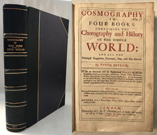 1677 Heylyn COSMOGRAPHY Chorography World History Geography Discoveries
