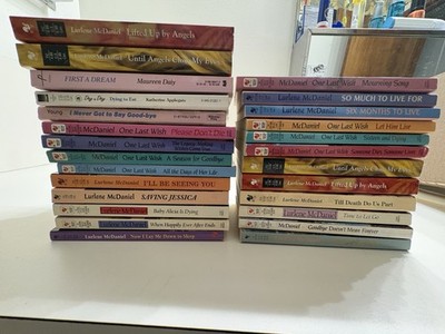 Lurlene McDaniel One Last Wish Series Paperback Book Lot YA Fiction Love