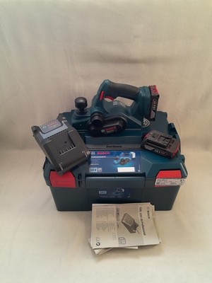 BOSCH Professional Akku-Hobel GHO 18V-Li + 2x Akku 18V/2,0 Ah + Ladest. NEU!!