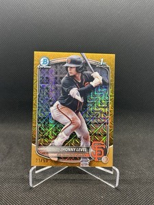 2025 1st Bowman Chrome Jhonny Level #BCP-147 Gold Mojo 23/50