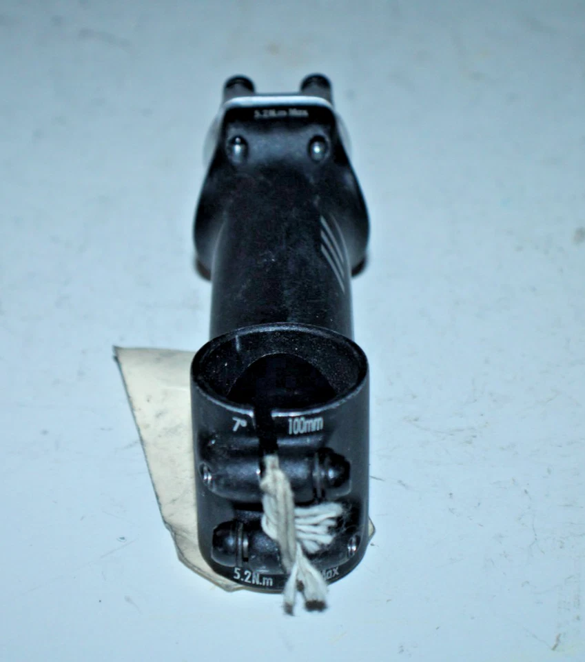 Bontrager RL Road Bike Stem 1 1/8" Threadless 100mm +/-7º 31.8mm Black Race Lite - Image 3 of 4