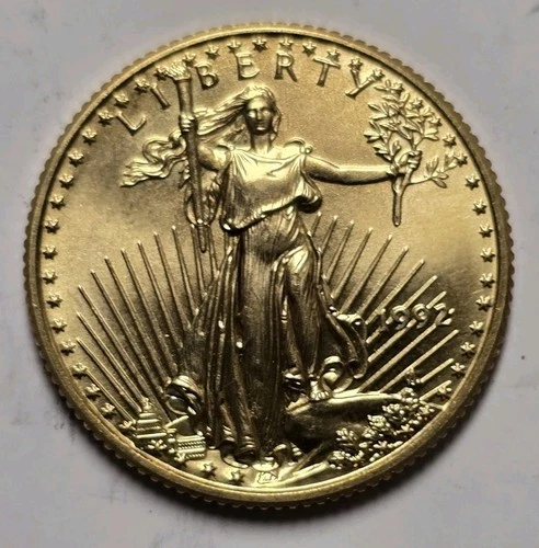 1992 1/4 OZ $10 Gold American Eagle Gem BU