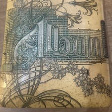 Vintage Photo lbum Brady Family Mid-Late 1800 s