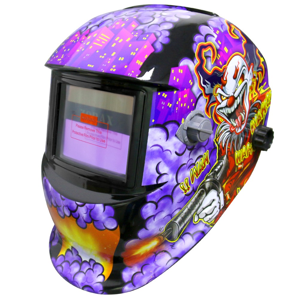 ZORAX ZOR-WH86 Auto Darken Joker Welding Helmet Mask Welder Grinding Solar Power