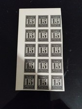 Bloc De 15 Essai De L Immprimerie Nationale Sans Gomme Grosse Cote