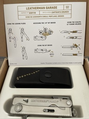Leatherman Garage Batch #008 Captain's Crunch Limited Edition 1900 Made NEW