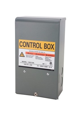 Star 1 HP Submersible Well Pump Control Box, 230 Volt, Outdoor or Indoor, 126...