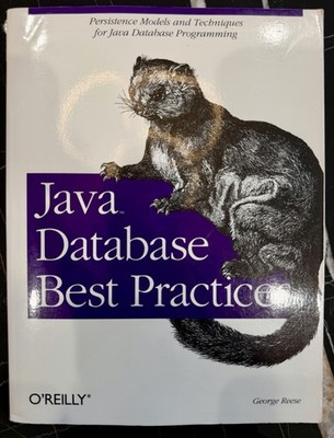 Java Database Best Practice - George Reese - O Reilly