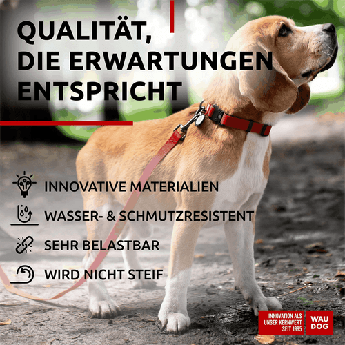 WAUDOG Waterproof Dog Collar   Adjustable Dog Collar for Large Dogs Small and - Imagen 4 de 7