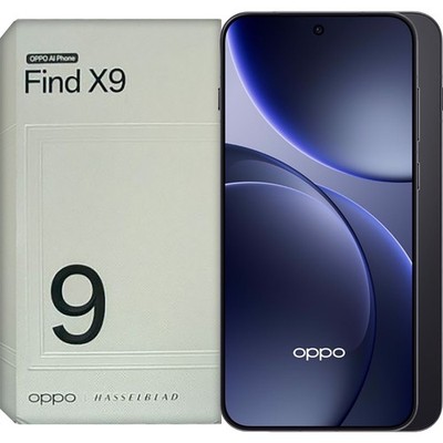 Oppo Find X9 5G Space Black 512GB + 16GB Dual-SIM Unlocked GSM NEW
