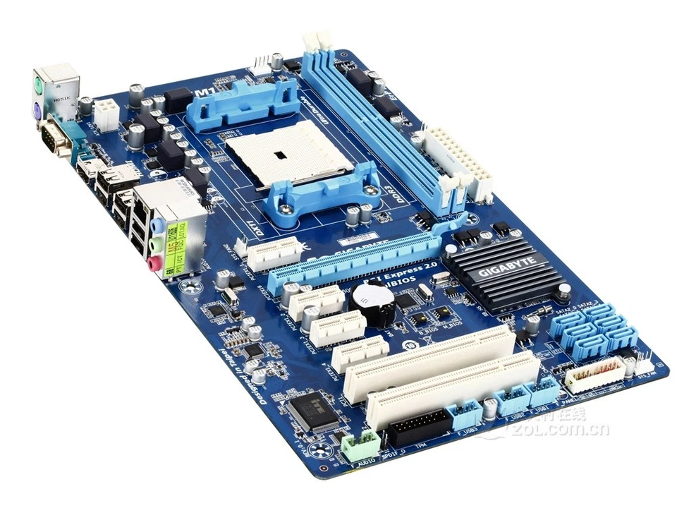 GIGABYTE GA-A55-S3P AMD A55 DDR3 Socket FM1 ATX Motherboard - Image 2 of 4