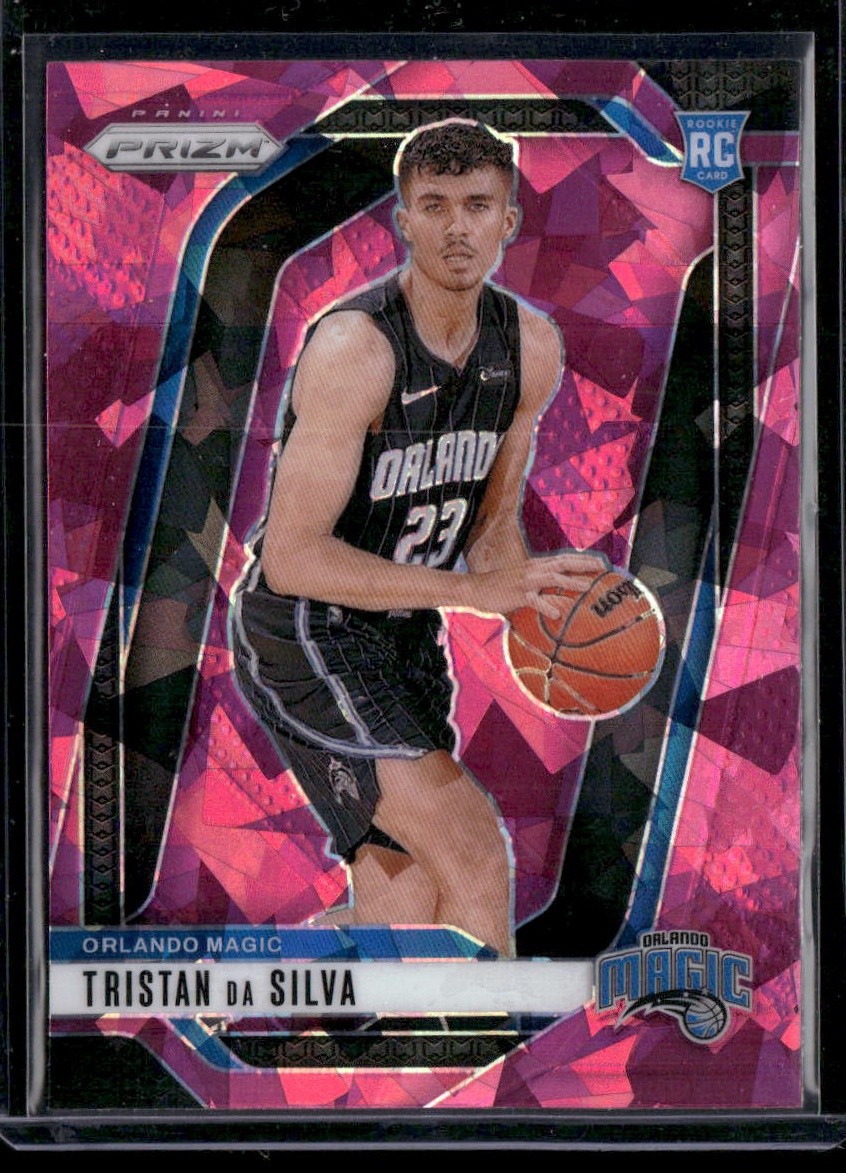 2024-25 Panini Prizm #256 Tristan da Silva Prizms Pink Ice