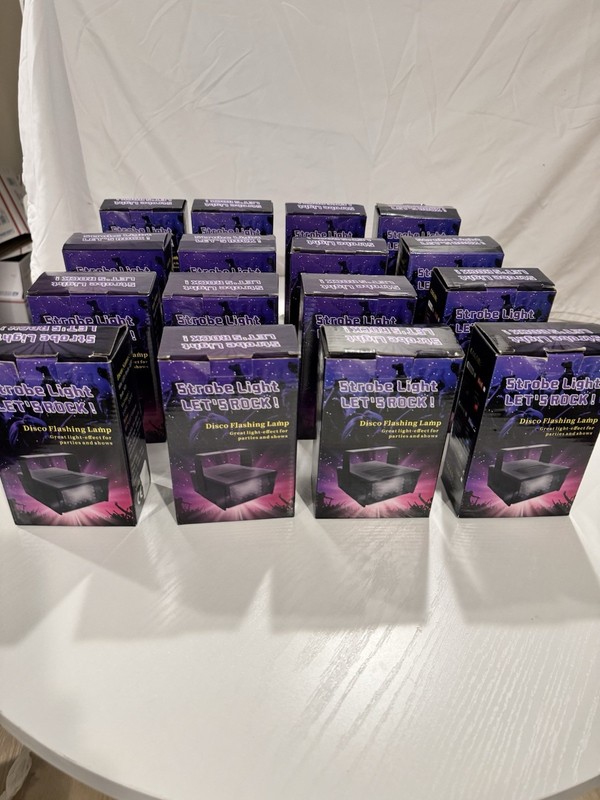 16 Individual Mini LED Halloween Strobe Lights
