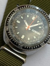 OROLOGIO DA POLSO UOMO VINTAGE DIVER SUBMARINE DAY DATE CAPION SVIZZERO FUNZIONANTE