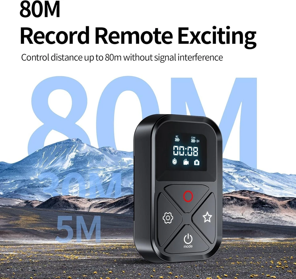 T10 Bluetooth Remote Control for GoPro Hero 12 11 10 9 8 Max Mini iPhone Android - image 2 of 4