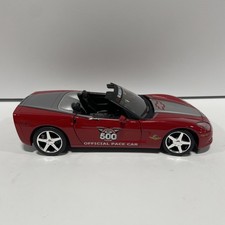 GREENLIGHT 1:24 2005 CORVETTE INDY 500 PACE CAR RED CHROME CHASE 1/500 No Box