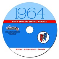 1964 Buick Special Skylark CD-ROM Werkstatthandbuch & Karosserie-Reparatur