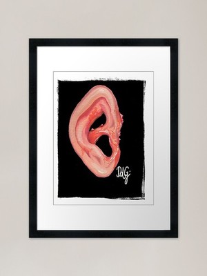 Listen up Gerahmter Kunstdruck Gerahmtes Wandbild Poster Leinwanddruck Bild